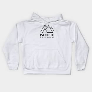 PNW Mountains Kids Hoodie